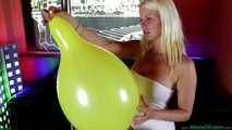 sexy inflating and popping of two U14 on the pole