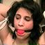 19 Yr OLD LATINA HOUSEWIFE IS BALL-GAGGED, CLEAVE GAGGED, HANDGAGGED, & TIED TO CHAIR WEARING LINGERIE (D53-17)