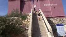 023096 Ewa Pees Down The Steps Of St Agatha's Tower