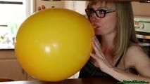 Ballon under Druck (ängstliche Marie)
