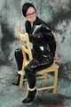 PVC Catsuit, overknees and harness