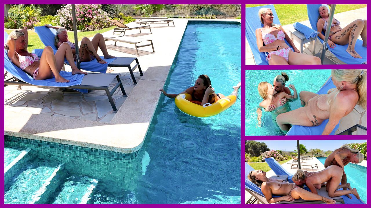 DIRTY TINA WORLD PREMIERE?! FFF LESBIAN TRIBBING FACESITTING OUTDOOR THREESOME!!!