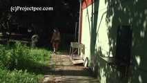 020170 Kathy Takes A Desperate Pee On The Decking