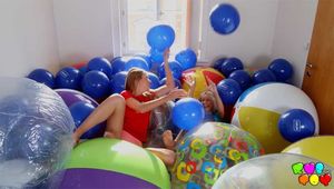 444 The hottest inflagirls and a room full of beachballs!