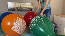 girlfriend pops your rare Q24 balloons with fingernails and wooden stick