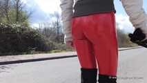 Rote Vinyl-Leggings und Overknees, 5.Teil