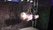 Lena King in strict Shibari Suspension