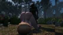 Gol 3D Elf Nun Fucked Hard Doggy Style by Horny Goblin