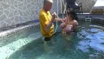 Spanish Girl Lilith Kobayashi gets a Water Bondage Lesson