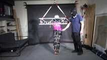 Alice, bound, gagged and vibed in shiny nylon clothes