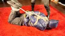 Sébastien's extremely hard breathplay in hogtie.