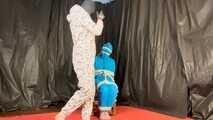 Igelit sack on a head, drastic breathplay