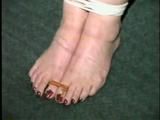 30 Yr OLD HOOKER WRAP TAPE GAGGED, BALL-TIED & TOE TIED DENISE (D26-13)