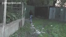 078037 Rachel Evans Takes A Desperate Pee On Her Way Home