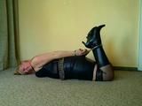 On the floor