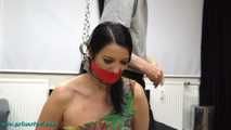 Cuffed and gagged Nina part 1
