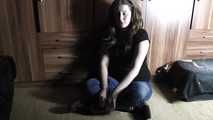 Michelle hogtied and tickled