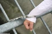 Gina outdoor handcuffed