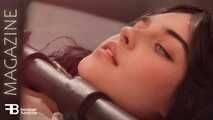 Bondage couch or bench with steel tube neck restraint, very intense! Part 1  😈