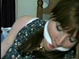 HOSTAGE DIANE, TIED & GAGGED ON THE FLOOR (D6-4)