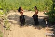 Dana and La Pulya - Bag racing BTS