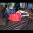 Jill wearing a sexy shiny nylon shorts and a rain jacket lolling in bed and enjoying herself in this clothes (Video)