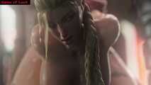 3D Camy doggy style creampie