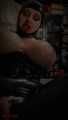 Rubber tail milking by the strict hooded dominatrix