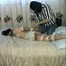 26 Yr OLD K-MART CLERK IS TIT TIED, HOG-TIED, NYLON STOCKING, BAREFOOT, FEET TIED, BRA GAGGED & PLASTIC ZIP TIED (D59-17)