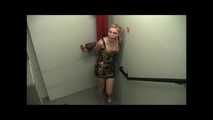 Amanda Bryant Handcuffed in the Stairwell