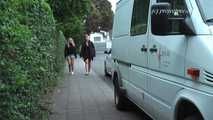 053003 Lindsay Pees On The Pavement