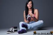 cadii and the socks