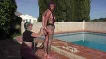 The new Spain Files - Maya Homerton Hogtied by the Pool