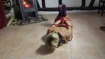 Paula hogtied 2