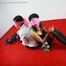 2 girls roped