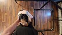 Dark Nuts Live: Rough action with flogger and blowjob