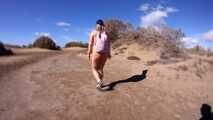 Nude in the dunes of Maspalomas