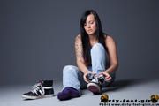cadii and the socks