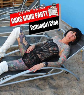 Party photos: Tattoo girl Cleo in Hanover