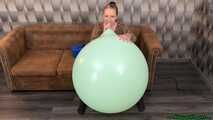 inflate turquoise P24 with the pump and Blow2Pop them