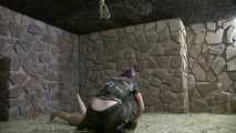 Brutally tight Hogtie in the new Dungeon