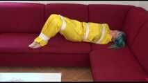 Get 2 Archive Videos with Mara enjoying Bondage in her Shiny Nylon Rainwear