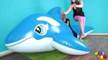 43 Holly and Crystal and their big whale