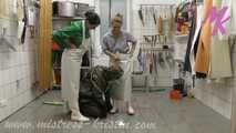 Clip #004 slaughterhouse cleaning in a different light - how stupid can you be? #rubber
