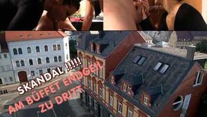 THREESOME AT HOTEL BUFFET