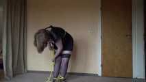 Sweetie in yellow ropes 2