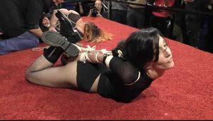Bondage Challenge Stage at BoundCon XIII - Jim Hunter & Mr. Ogre vs. Elise Graves & Fayth on Fire