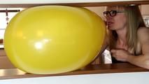 Ballon under Druck (ängstliche Marie)