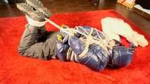 Sébastien's extremely hard breathplay in hogtie.