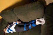 Sweet in White Socks and Blue Tape